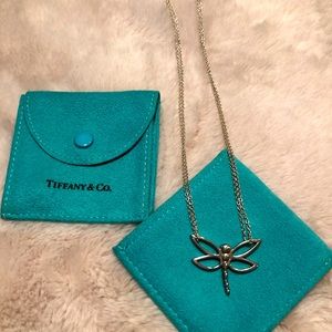 Tiffany & Co Dragonfly Sterling Silver Necklace